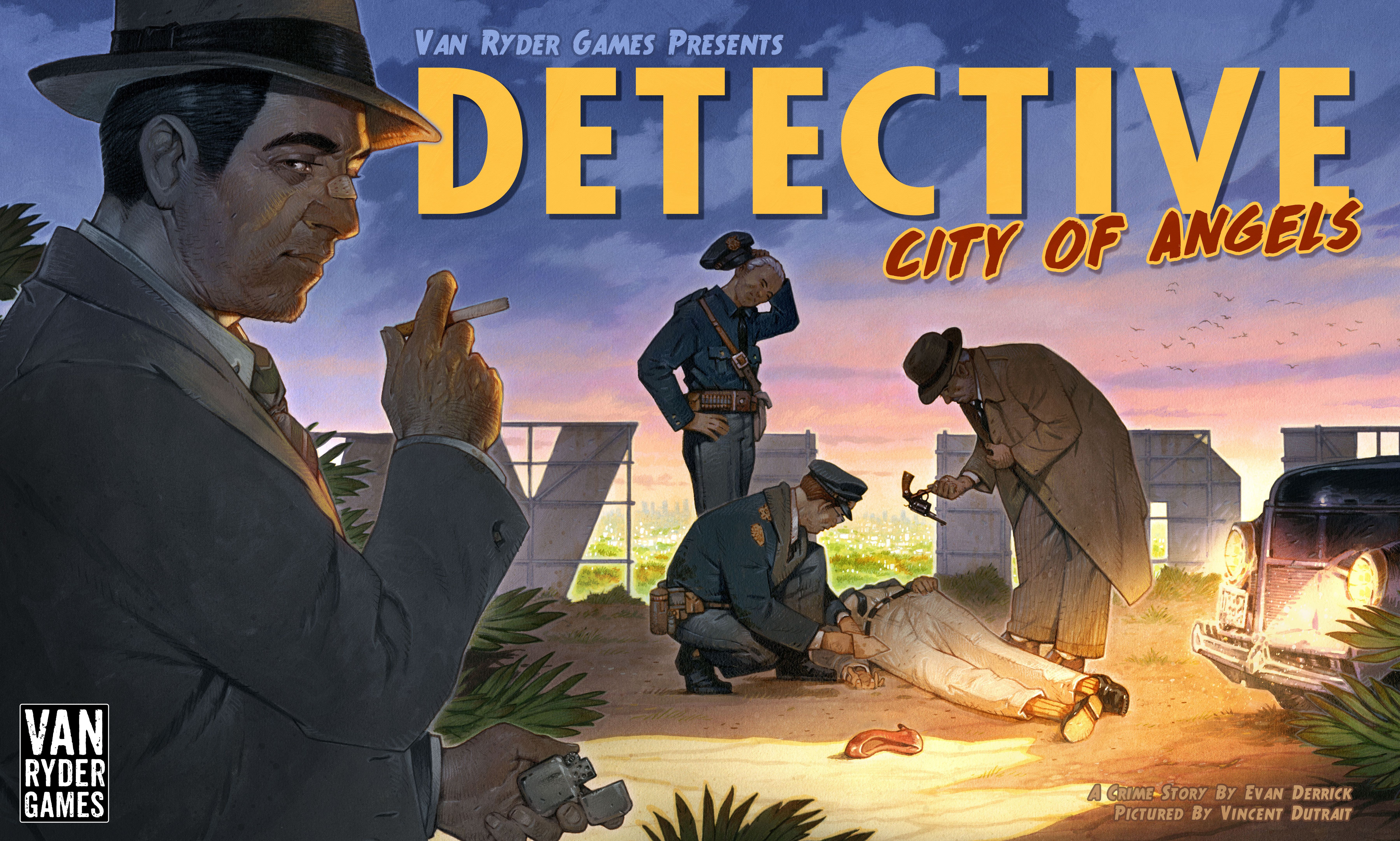 Detective: City of Angels board game box front