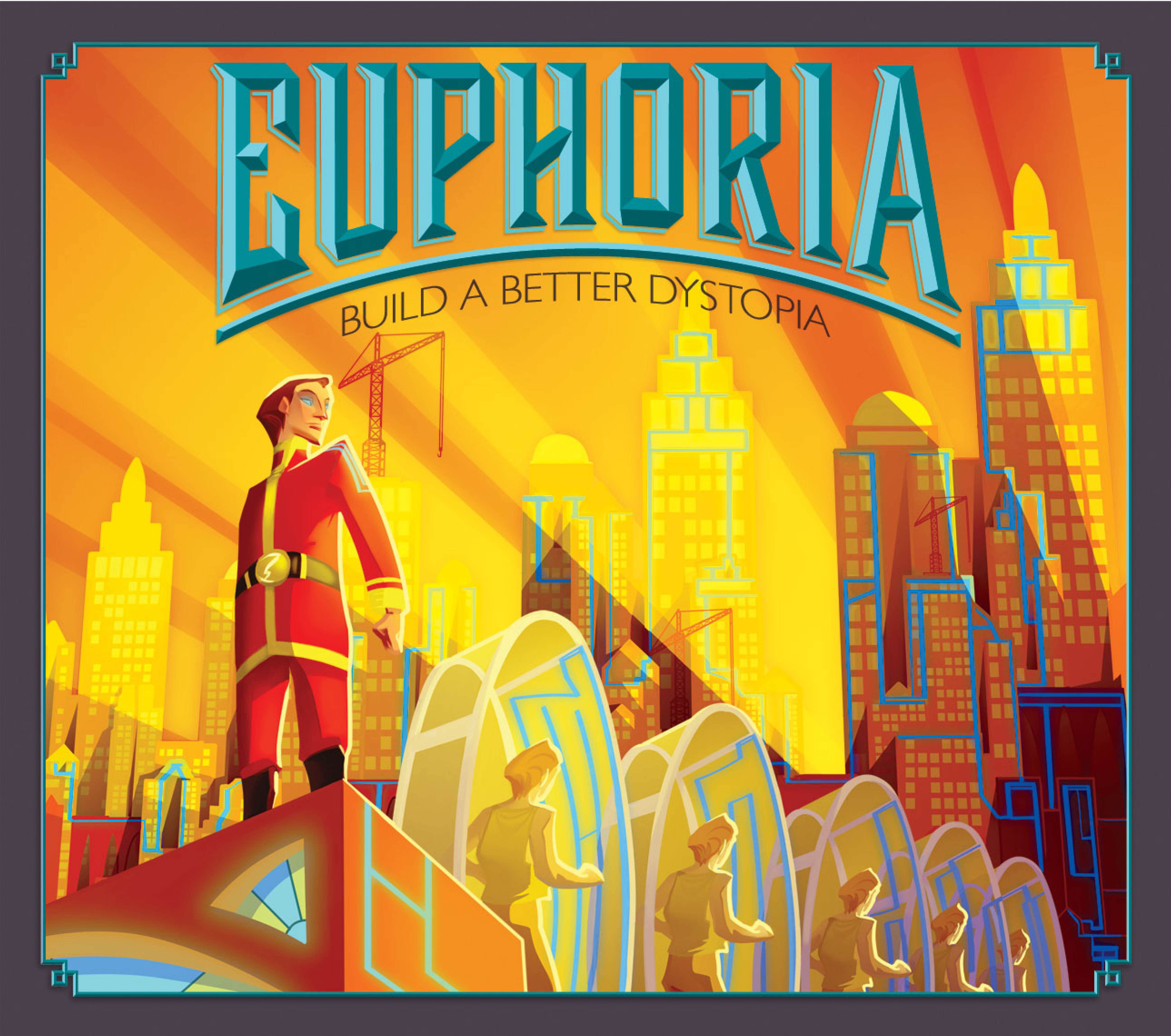 Euphoria: Build a Better Dystopia board game box front