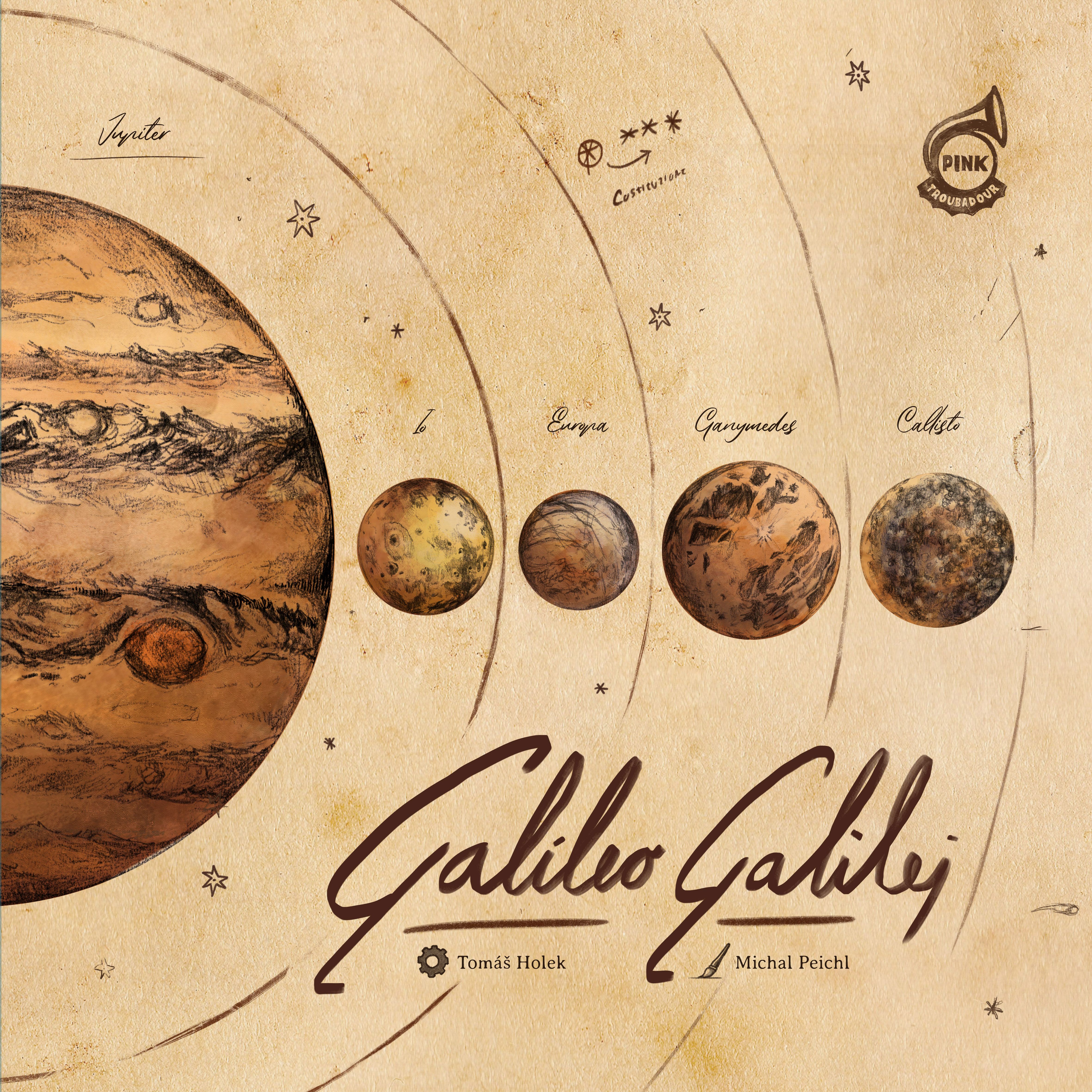 Galileo Galilei board game box front