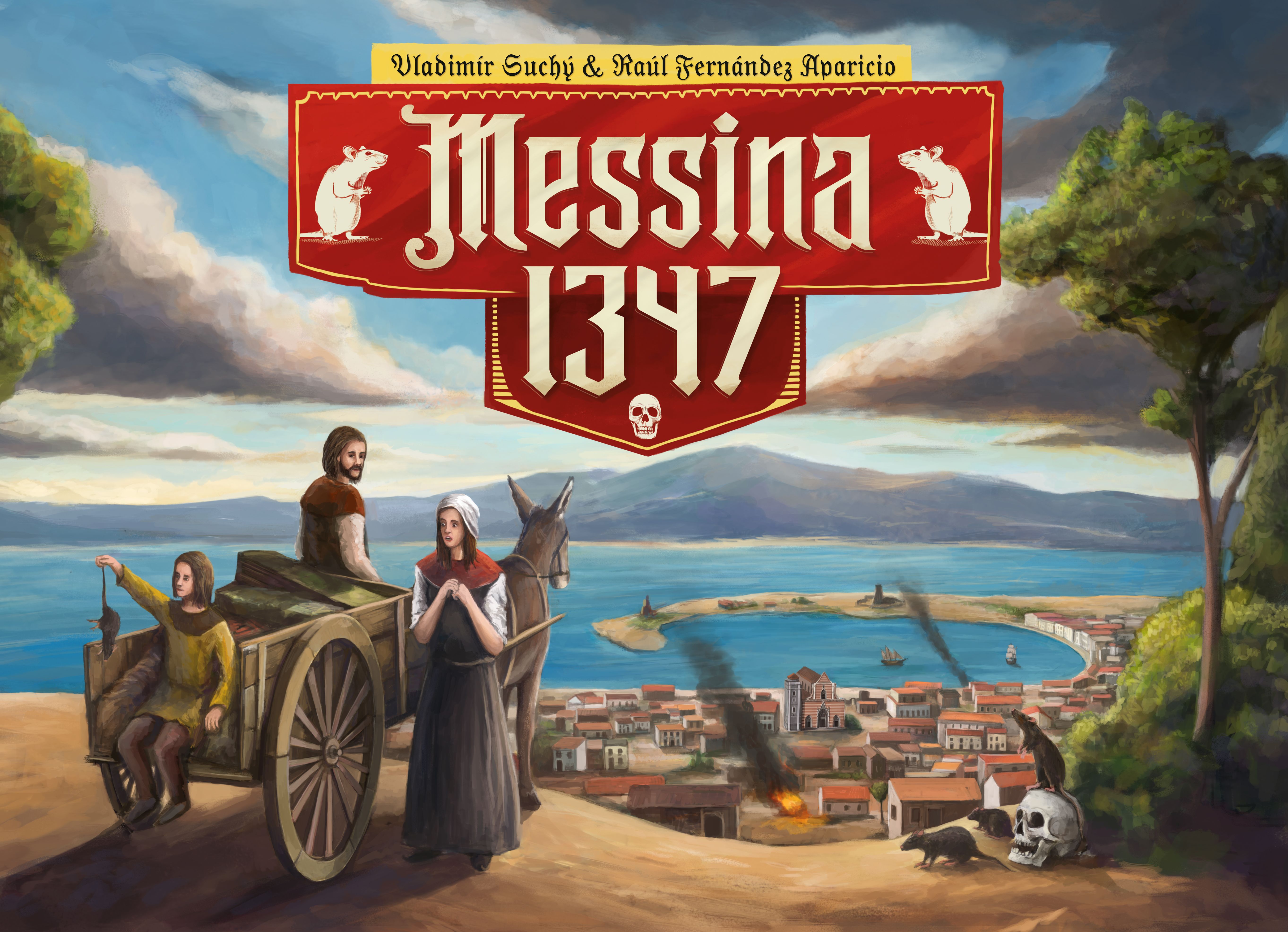 Messina 1347 board game box front
