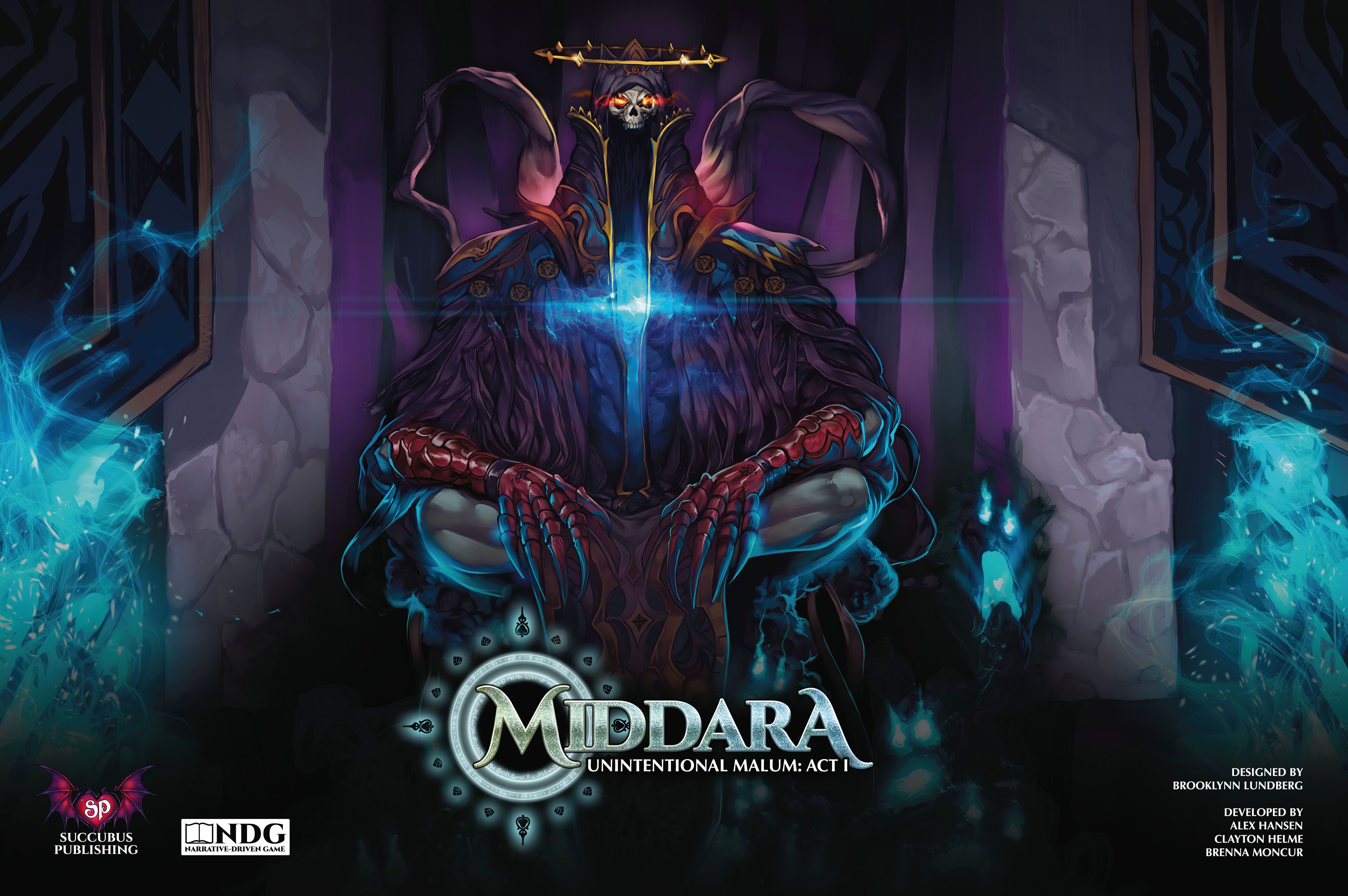 Middara: Unintentional Malum – Act 1 board game box front