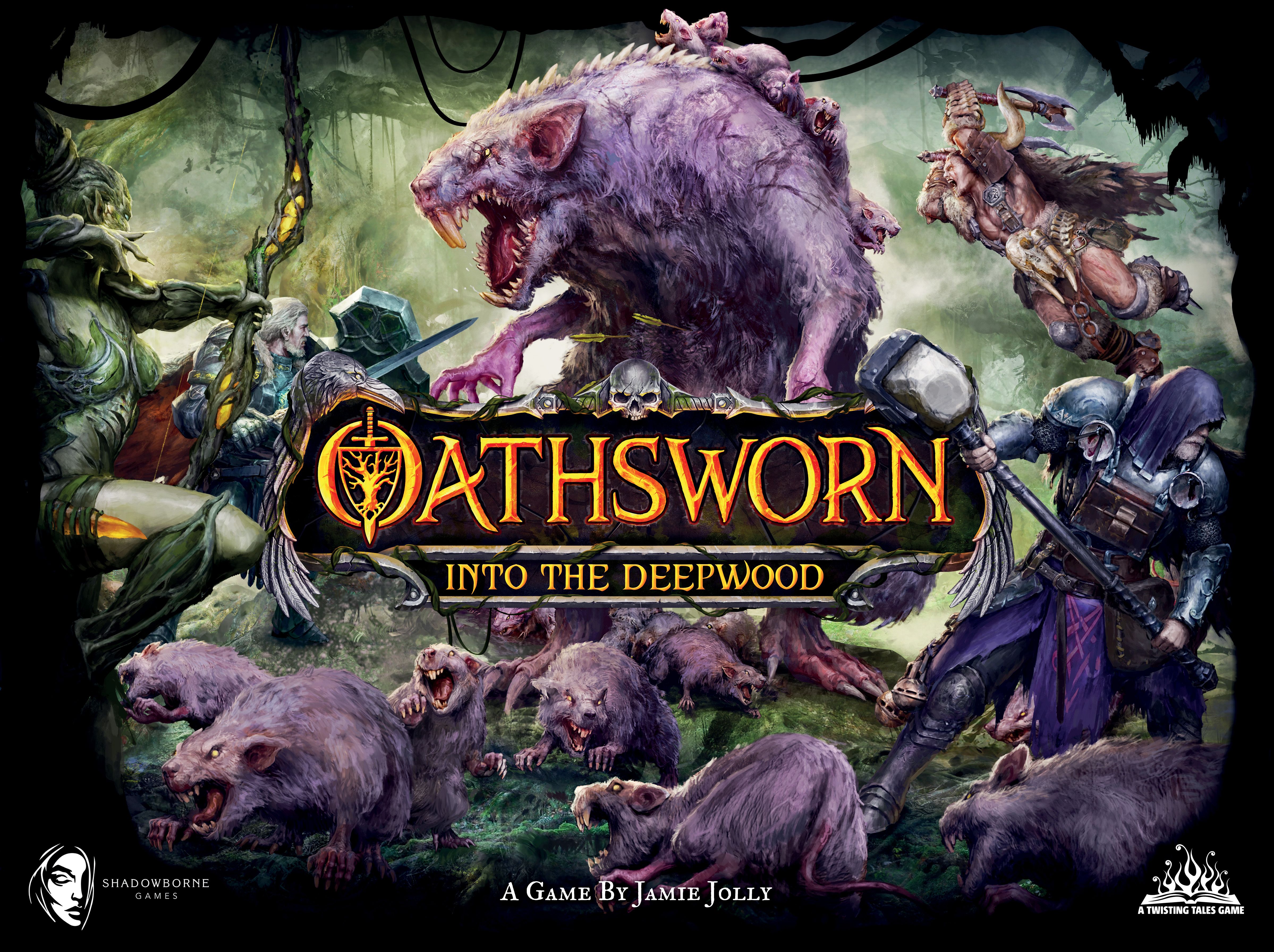 Oathsworn: Into the Deepwood board game box front