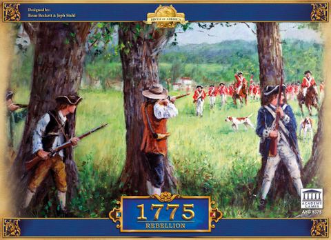 1775: Rebellion board game box front