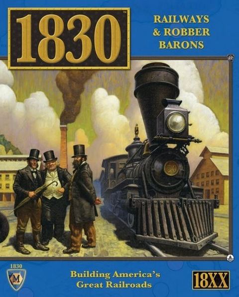 1830: Railways & Robber Barons board game box front