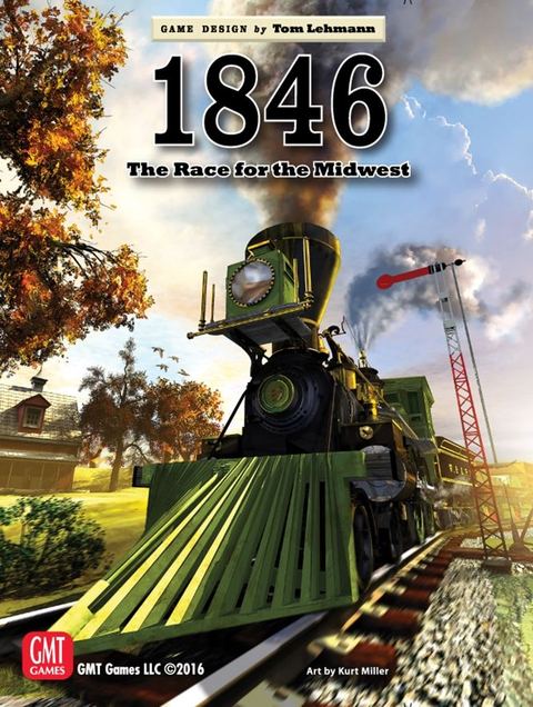 1846: The Race for the Midwest board game box front