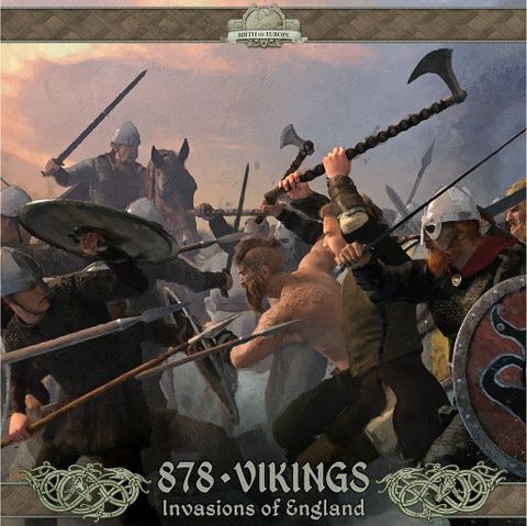 878 Vikings: Invasions of England board game box front