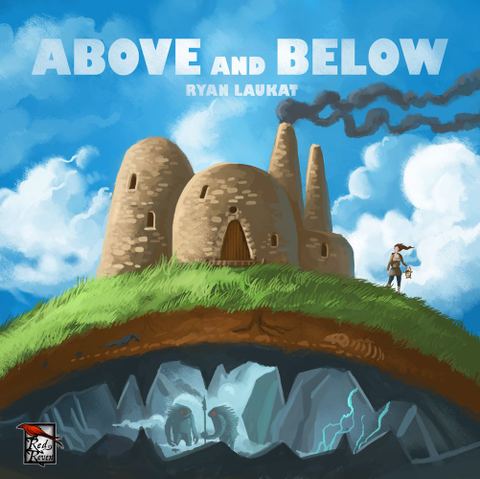 Above and Below board game box front