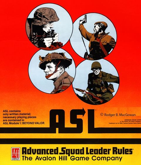 Advanced Squad Leader board game box front