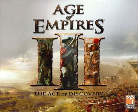 Age of Empires III: The Age of Discovery board game box front