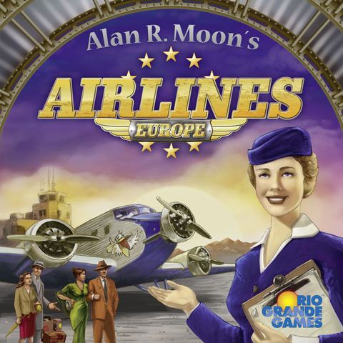 Airlines Europe board game box front