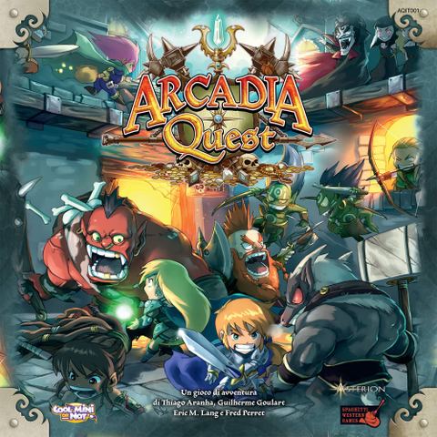 Arcadia Quest board game box front