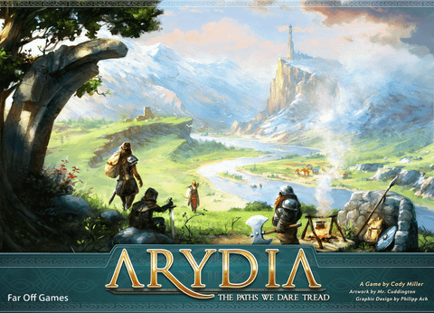 Arydia: The Paths We Dare Tread board game box front