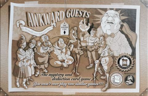 Awkward Guests: The Walton Case board game box front