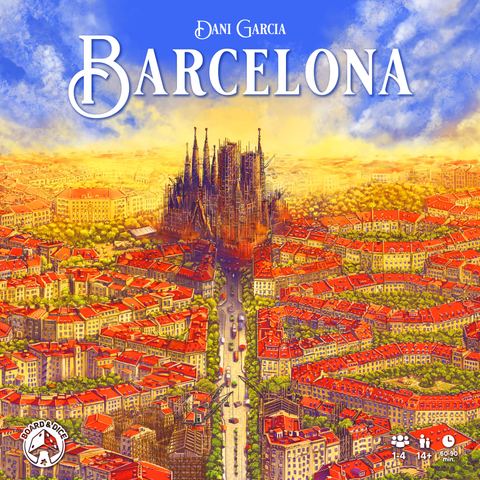Barcelona board game box front