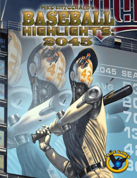 Baseball Highlights: 2045 board game box front