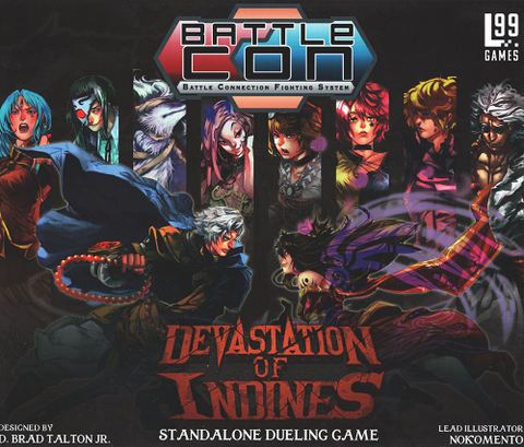 BattleCON: Devastation of Indines board game box front