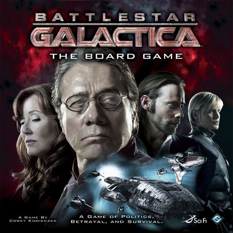 Battlestar Galactica: The Board Game board game box front
