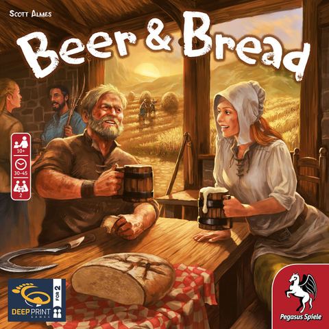 Beer & Bread board game box front