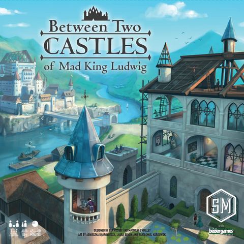 Between Two Castles of Mad King Ludwig board game box front