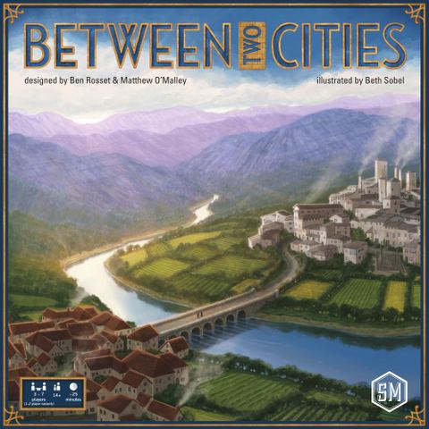 Between Two Cities board game box front