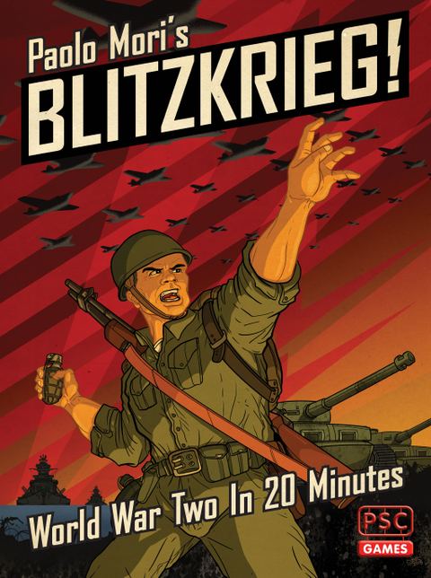 Blitzkrieg!: World War Two in 20 Minutes board game box front