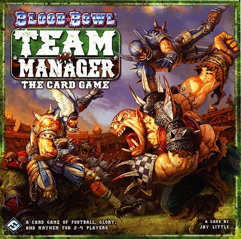 Blood Bowl: Team Manager – The Card Game board game box front