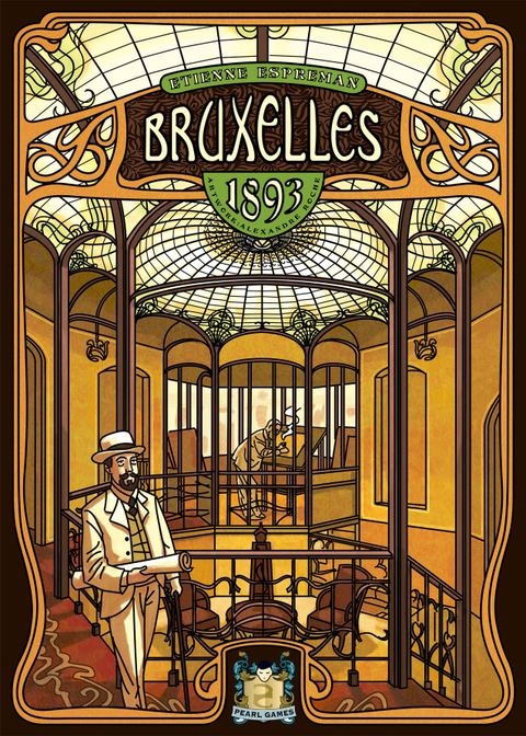 Bruxelles 1893 board game box front