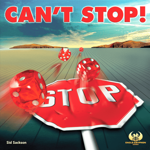 Can't Stop board game box front