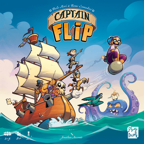 Captain Flip board game box front