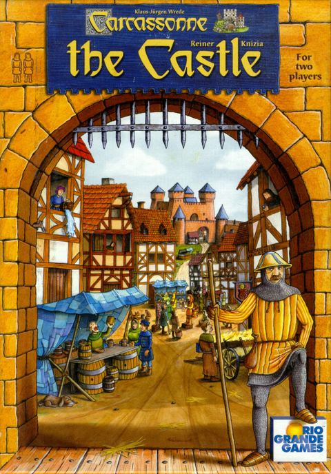Carcassonne: The Castle board game box front