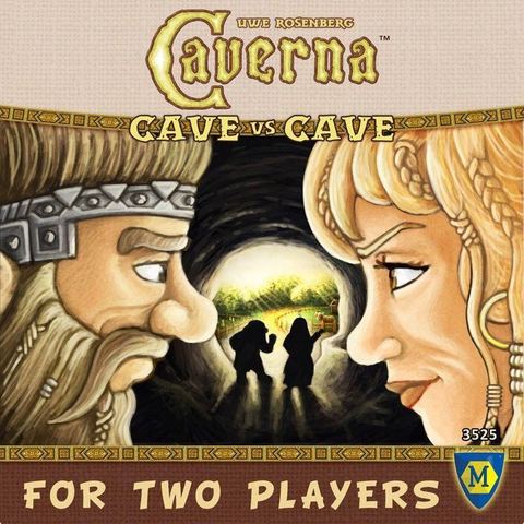 Caverna: Cave vs Cave board game box front