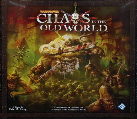 Chaos in the Old World board game box front