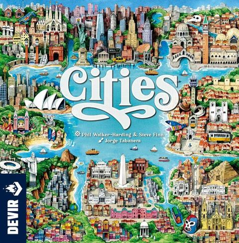 Cities board game box front