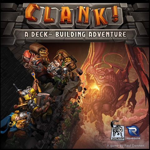 Clank!: A Deck-Building Adventure board game box front
