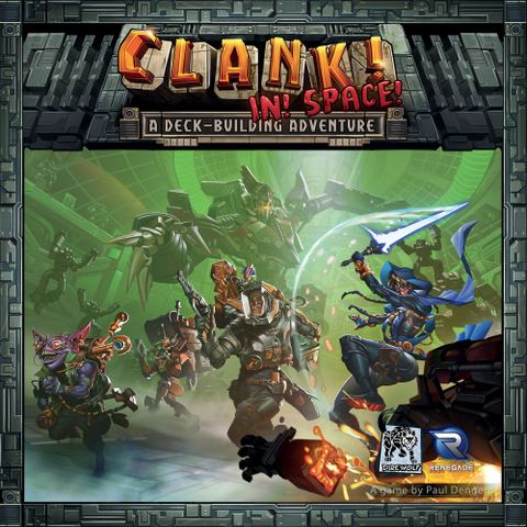Clank! In! Space!: A Deck-Building Adventure board game box front