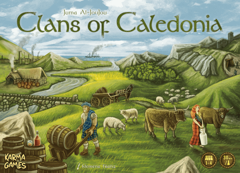 Clans of Caledonia board game box front