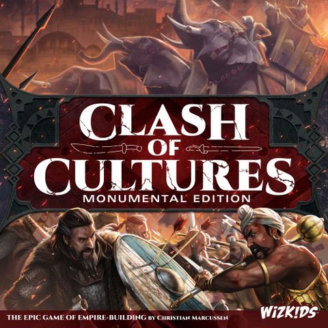 Clash of Cultures: Monumental Edition board game box front