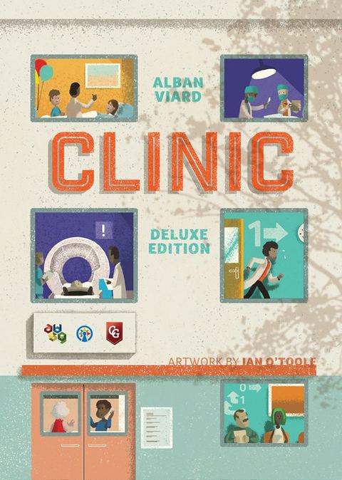 Clinic: Deluxe Edition board game box front