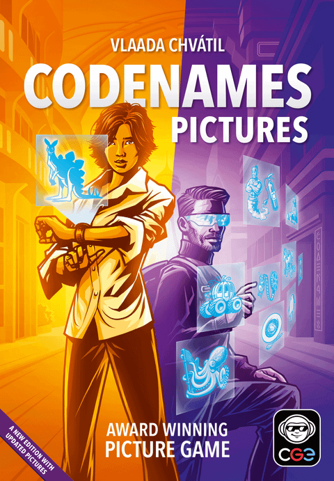 Codenames: Pictures board game box front