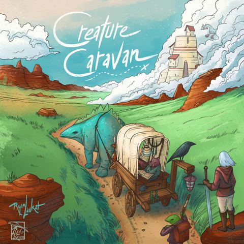 Creature Caravan board game box front