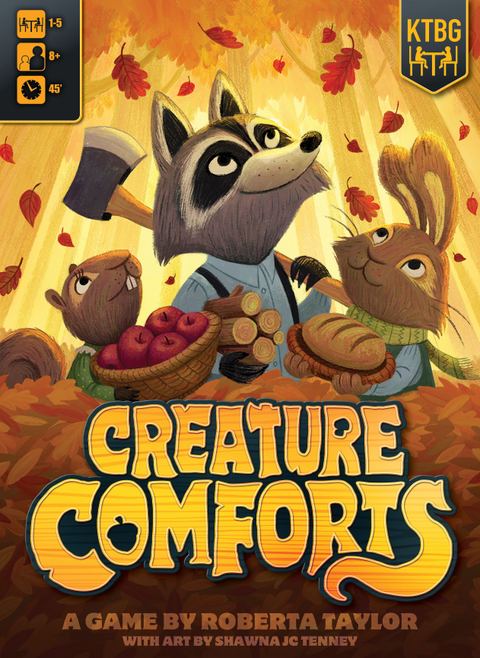 Creature Comforts board game box front