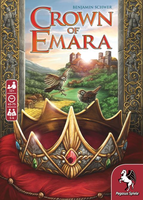 Crown of Emara board game box front