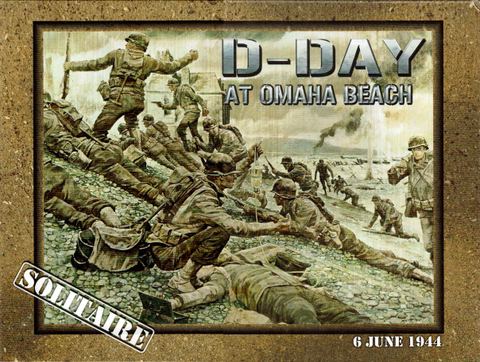 D-Day at Omaha Beach board game box front