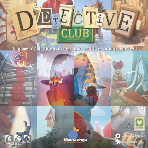 Detective Club board game box front