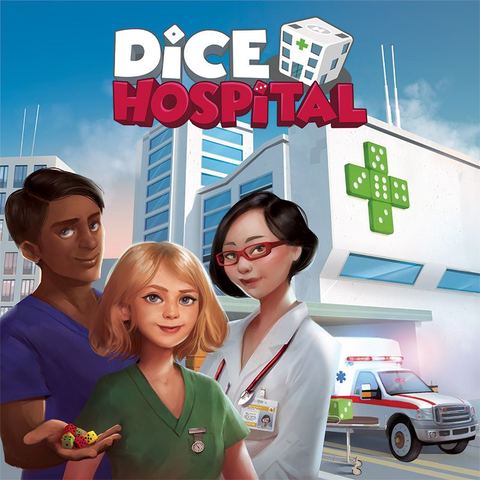 Dice Hospital board game box front