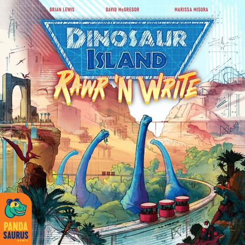 Dinosaur Island: Rawr 'n Write board game box front