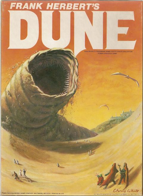 Dune board game box front