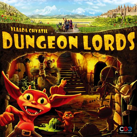Dungeon Lords board game box front