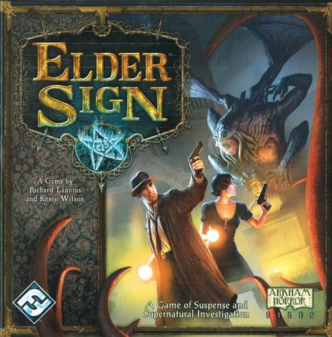 Elder Sign board game box front
