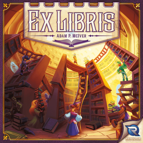 Ex Libris board game box front